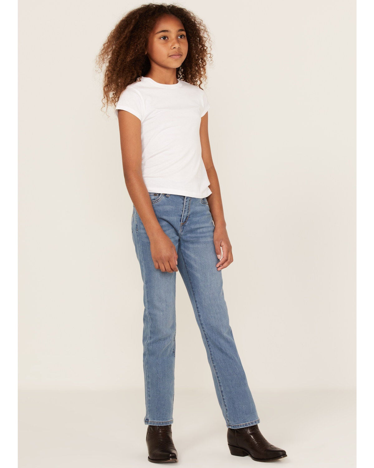 Levi's Little Girls' Lapis Sights Bootcut Jeans, Blue, hi-res