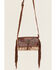 Image #2 - Shyanne Women's Cassidy Hair-On Tooled Leather Crossbody, Brown, hi-res