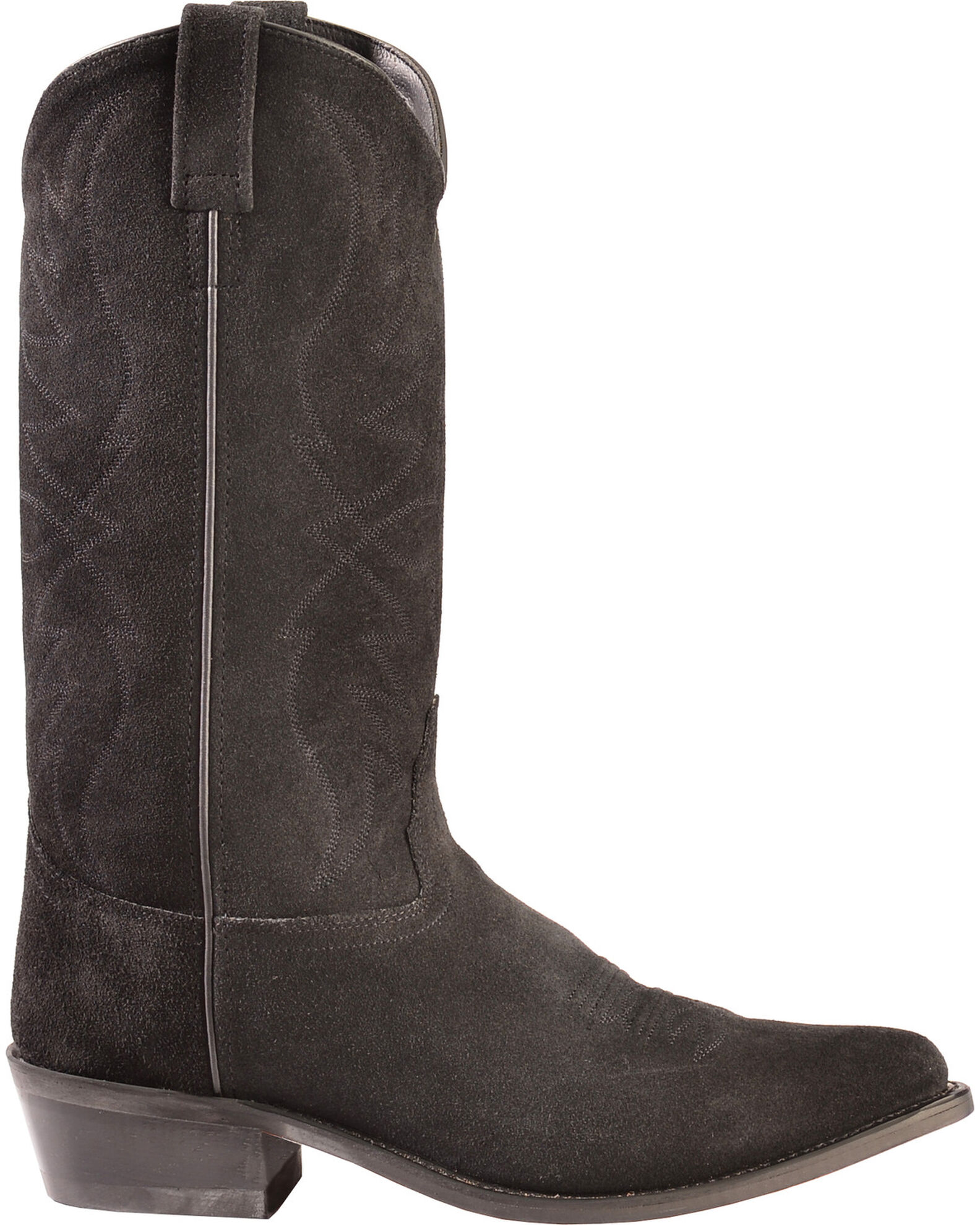 Old West Men s Roughout Suede Western Boots Pointed Toe Boot Barn