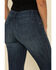 Image #6 - Wrangler Women's Dark Wash Straight Leg Jeans, Dark Blue, hi-res