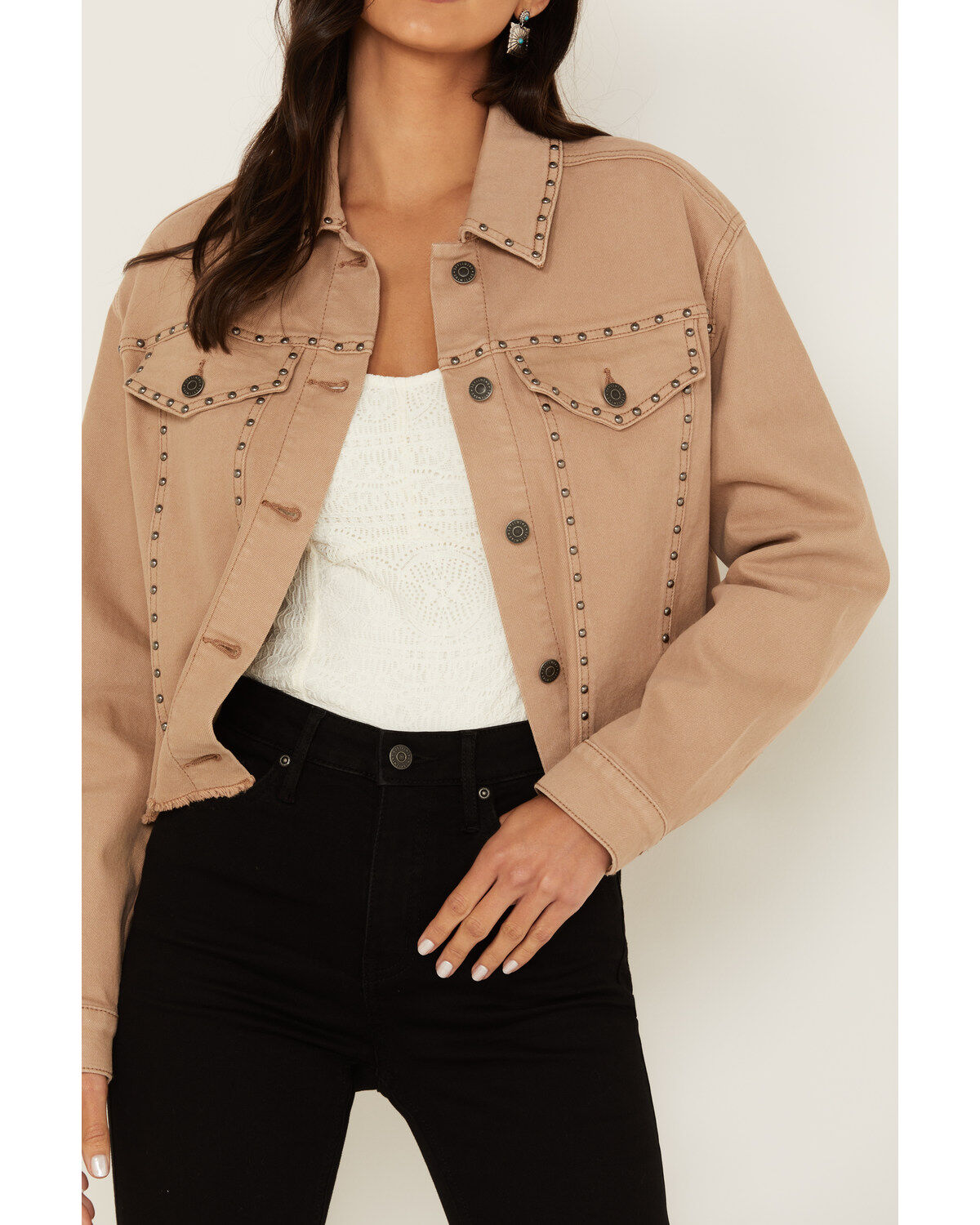 Image #3 - Idyllwind Women's Studded Cropped Jacket, , hi-res
