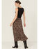 Image #3 - Originality Women's Leopard Print Midi Skirt, Taupe, hi-res
