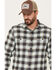 Levi's Men's Classic Worker Plaid Long Sleeve Button Down Shirt , Olive, hi-res