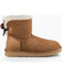 UGG Women's Ribbon Back Shortie Boots, Chestnut, hi-res