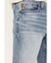 Moonshine Spirit Men's Fire Water Light/Medium Wash Slim Straight Stretch Denim Jeans, Light Medium Wash, hi-res
