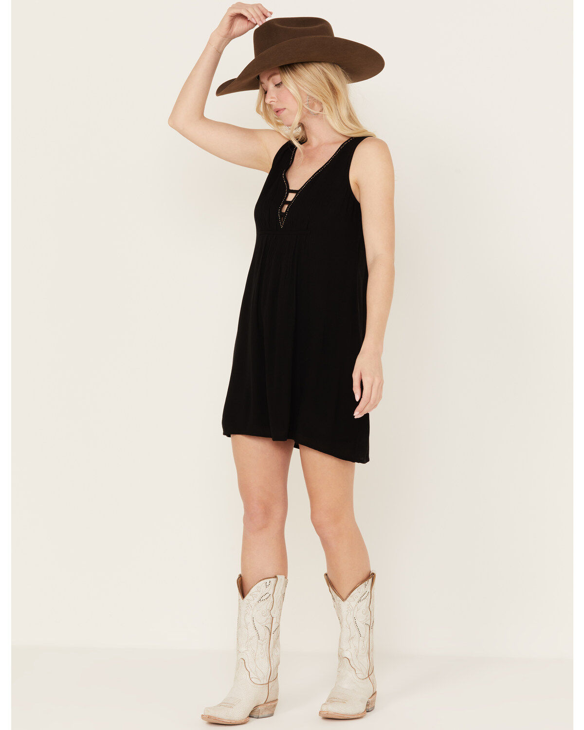 Image #3 - Idyllwind Women's Rowan Mini Dress, Black, hi-res