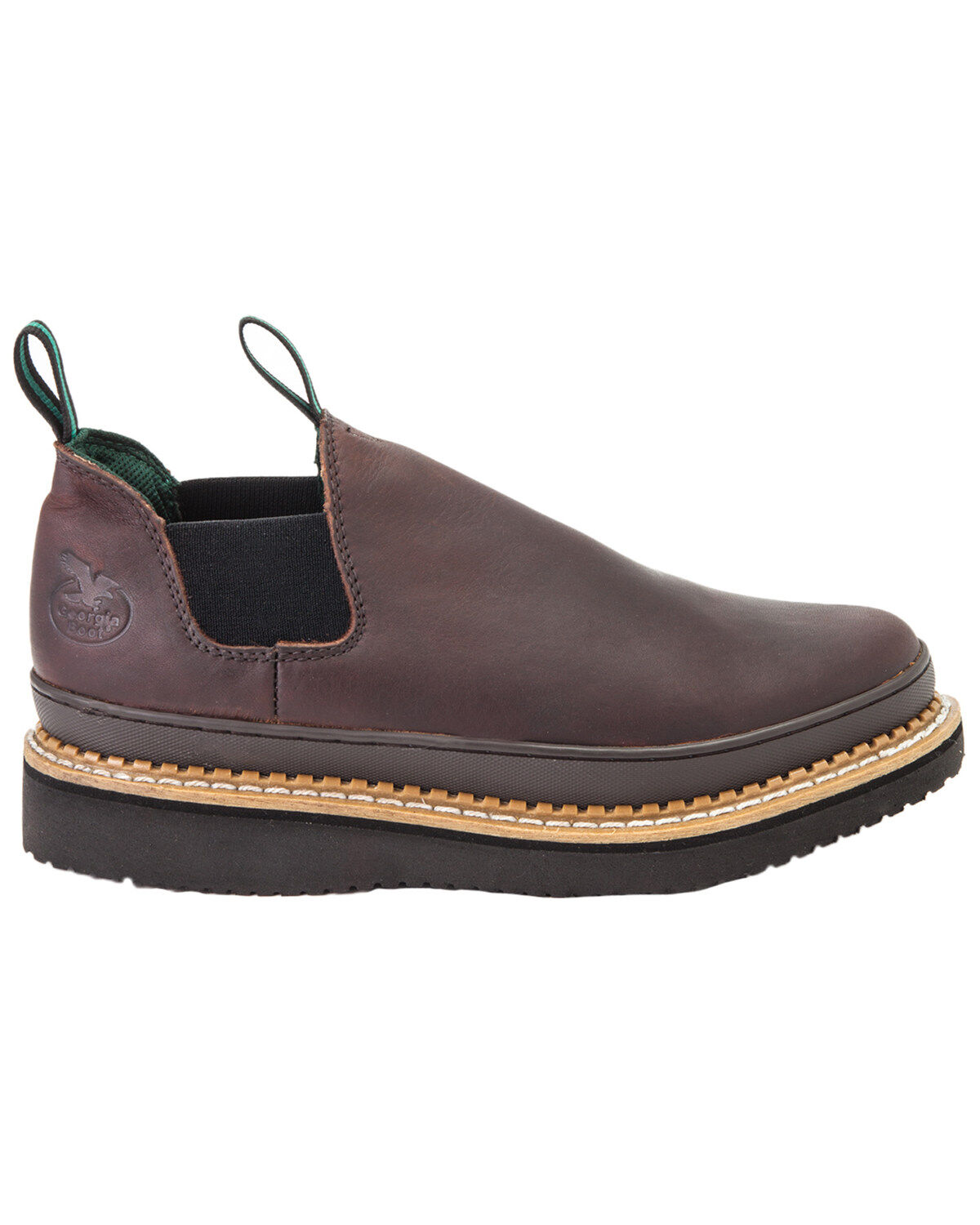 Image #2 - Georgia Men's Giant Romeo Work Shoes, Brown, hi-res