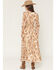 Image #6 - Shyanne Women's Horse Print Chiffon Maxi Dress, Coffee, hi-res