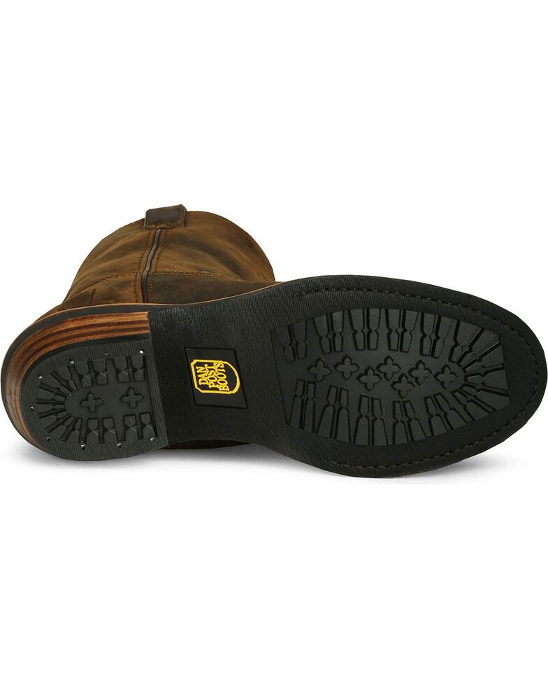 Dan Post Albuquerque Waterproof Distressed Leather Western Work