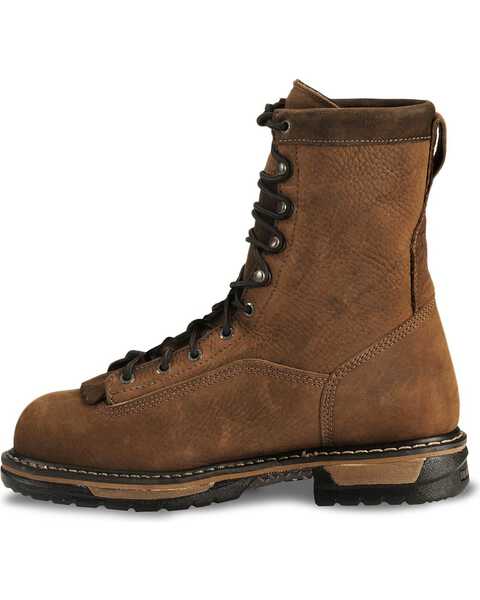 Image #3 - Rocky Men's Steel Toe Ironclad Work Boots, Copper, hi-res