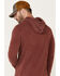 Image #5 - Flag & Anthem Men's Badlands USA Fleece Hooded Sweatshirt , Maroon, hi-res