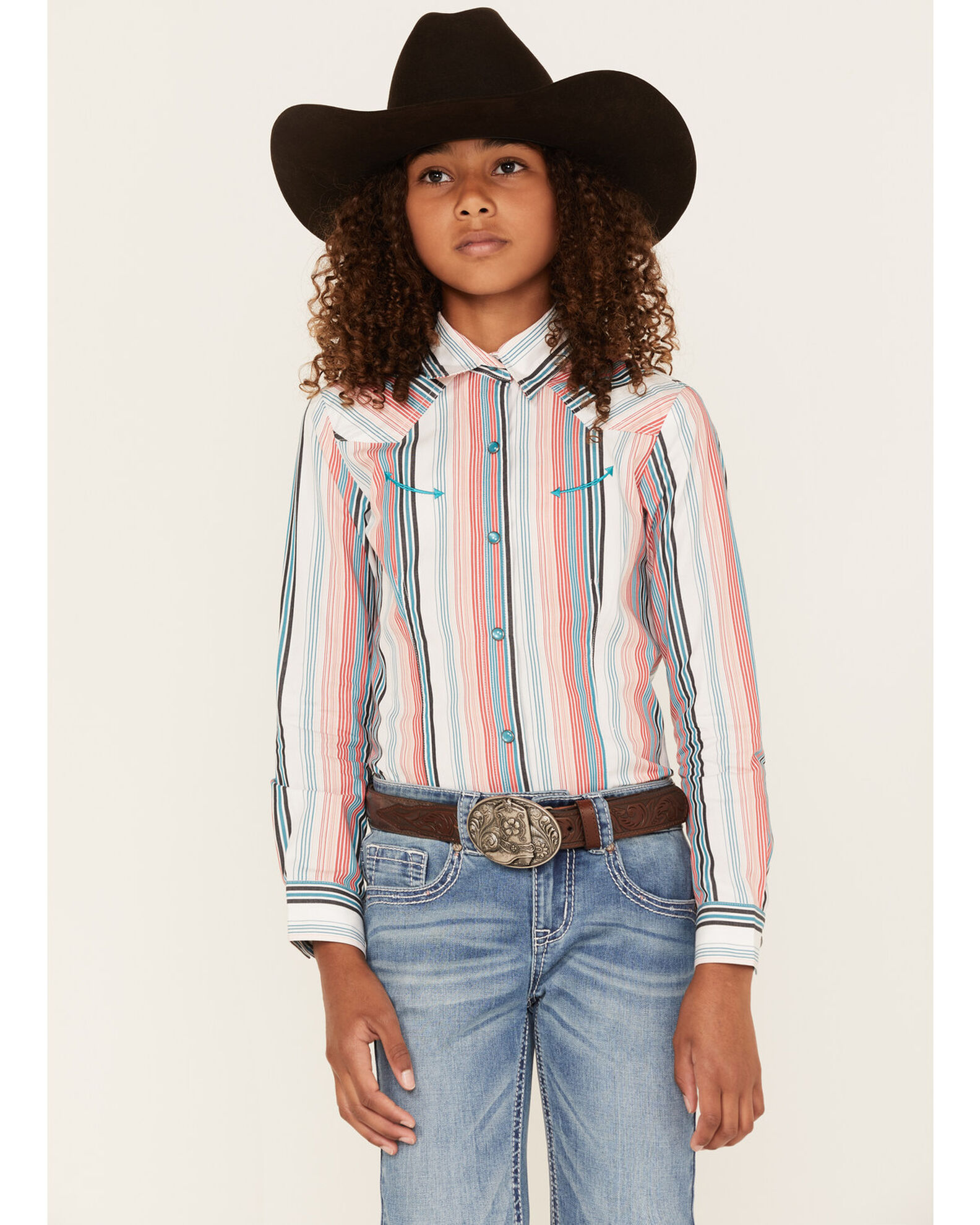 Girls purple cheap western shirt