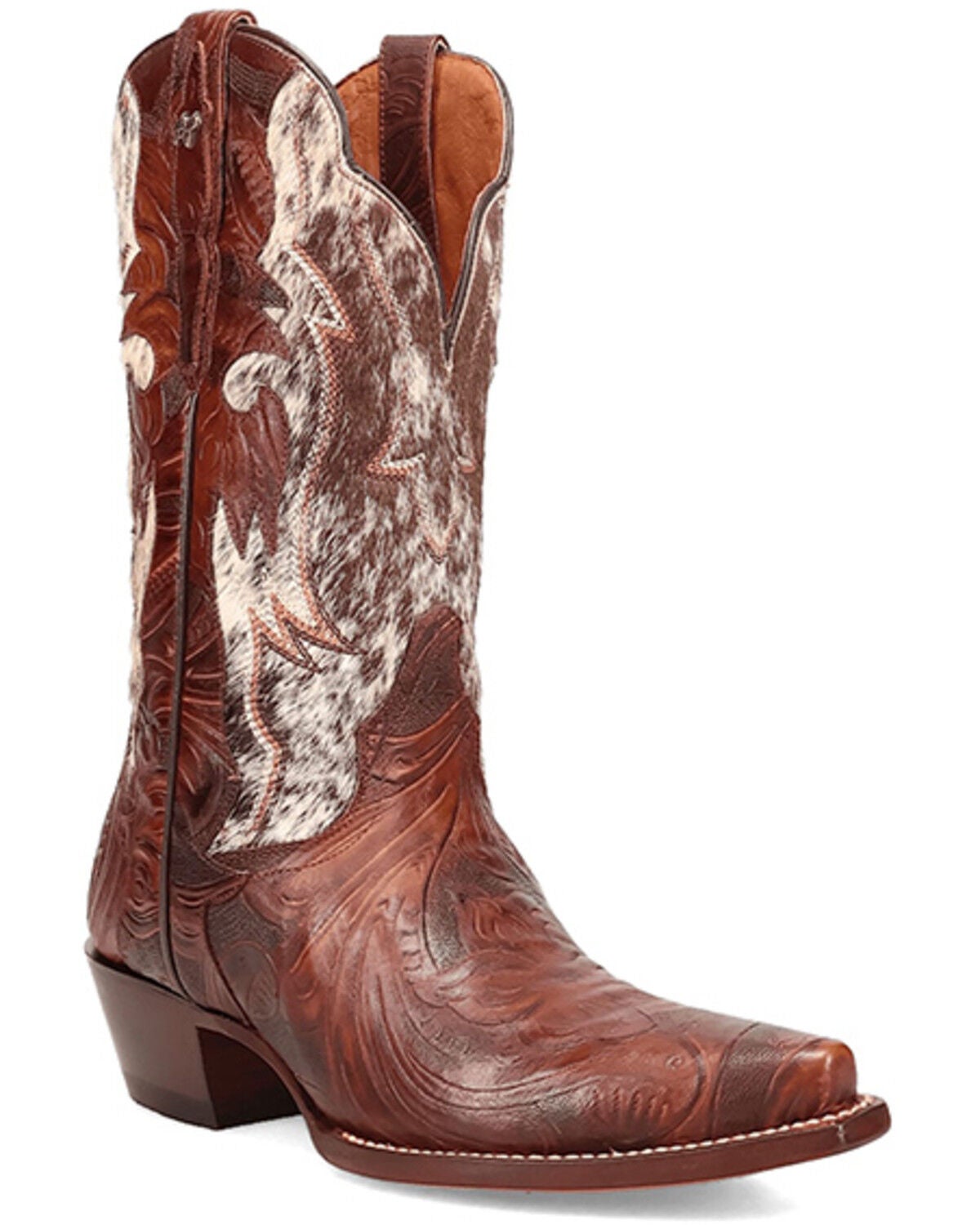 Dan Post Women's Andrinna Western Boots - Snip Toe, Brown, hi-res