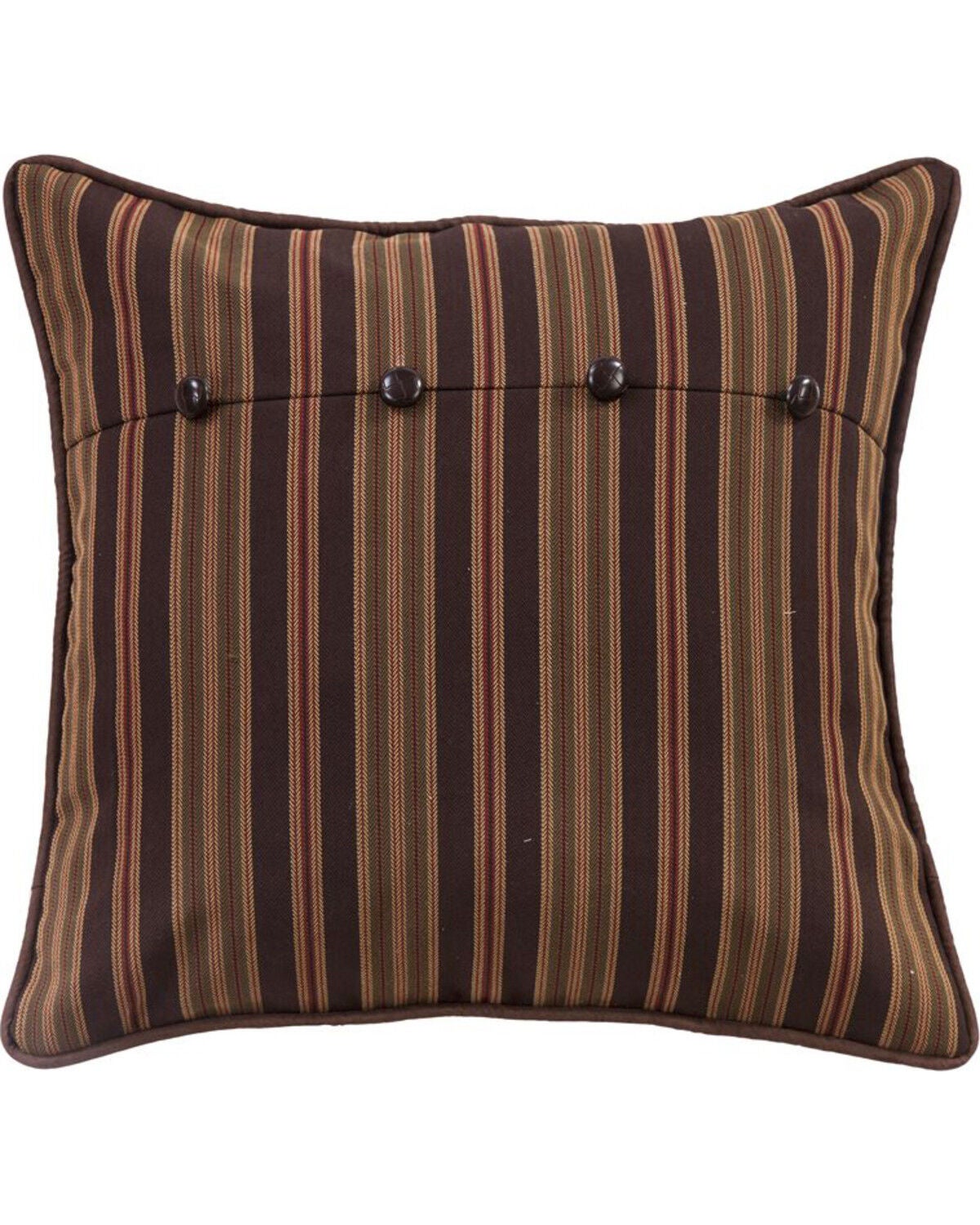 HiEnd Accents Forest Pine Stripe Euro Sham, Multi, hi-res