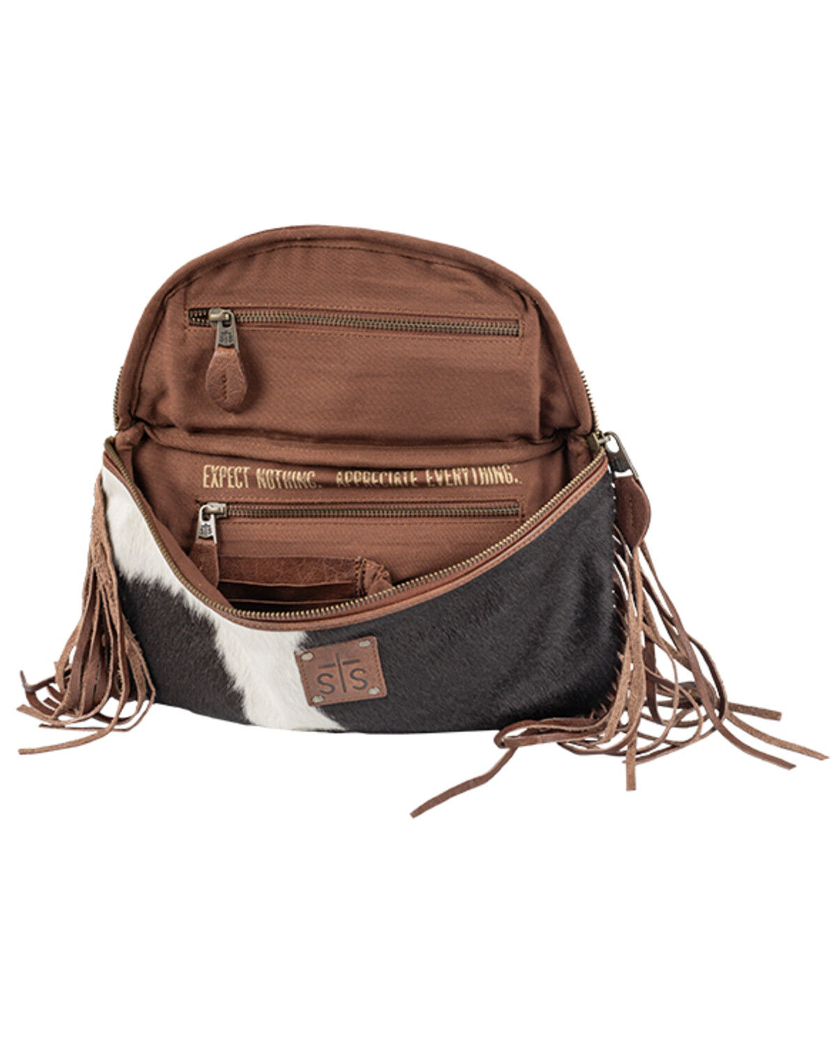 Image #3 - STS Ranchwear By Carroll Women's Indie Cowhide Hildy Belt Bag, Brown, hi-res