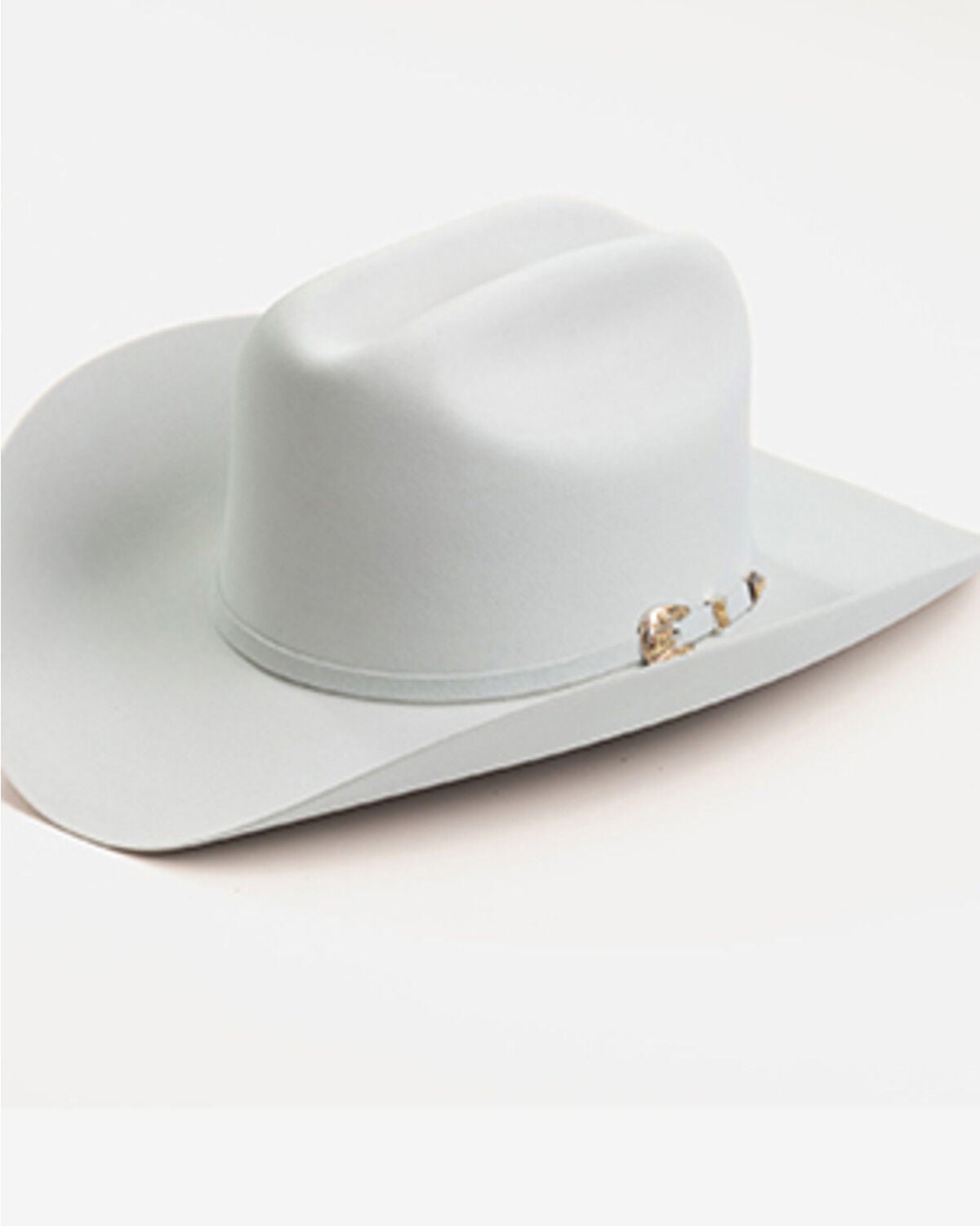 Larry Mahan Imperial 1000X Felt Cowboy Hat, Silver, hi-res
