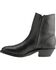 Image #3 - Boulet Men's Zipper Western Boots - Round Toe, Black, hi-res