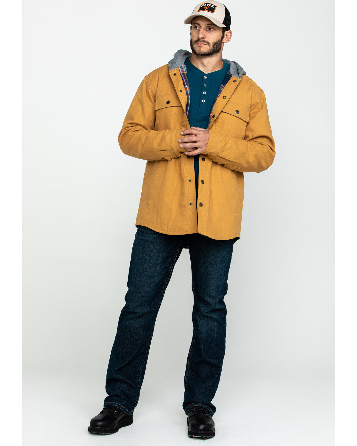 canvas jacket flannel lined