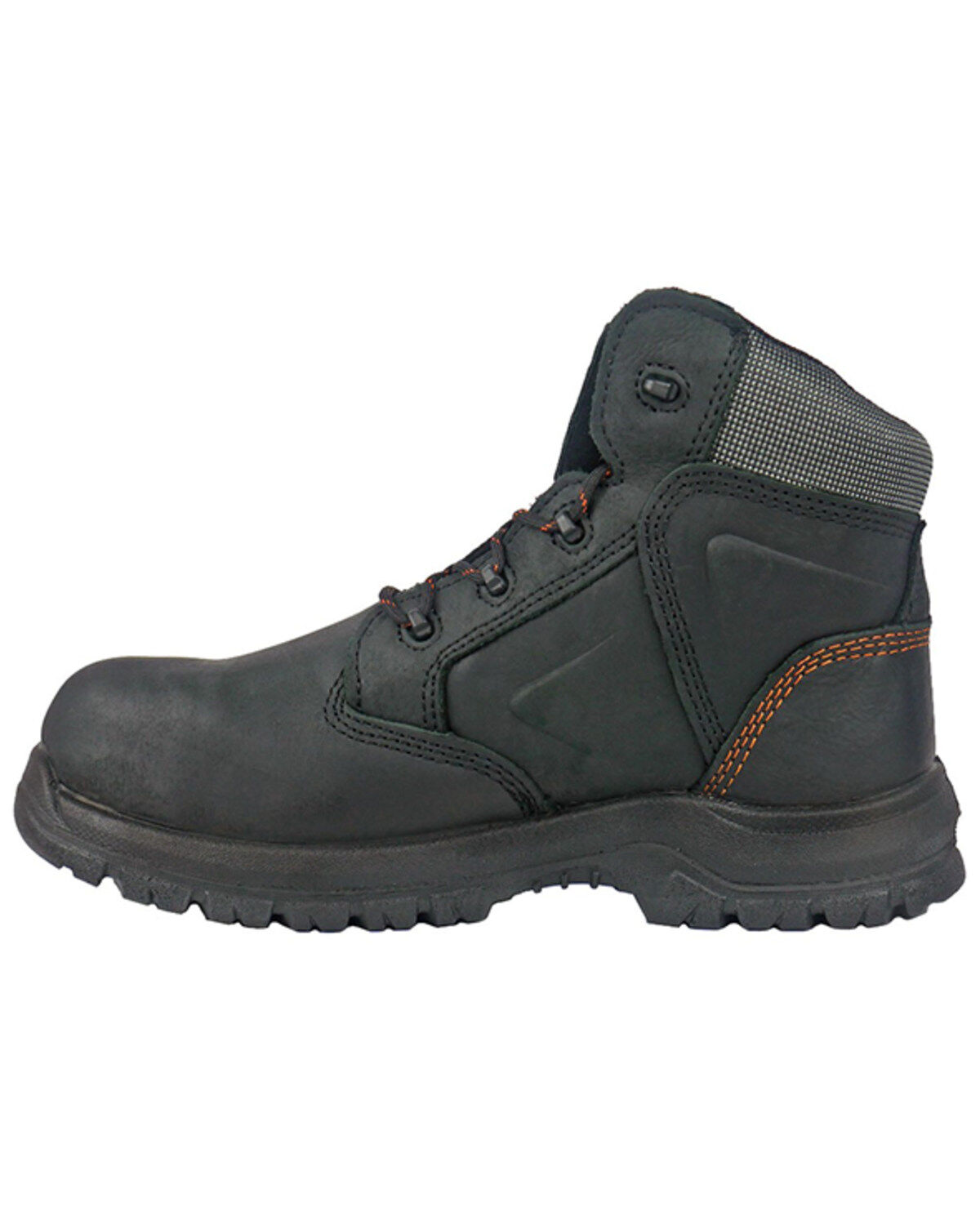 Image #3 - Hoss Men's Prowl 6" Metguard Lace-Up Boots - Composite Toe, Black, hi-res