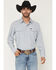 Image #1 - Wrangler ATG Men's Drover Utility Solid Long Sleeve Snap Western Shirt, Grey, hi-res