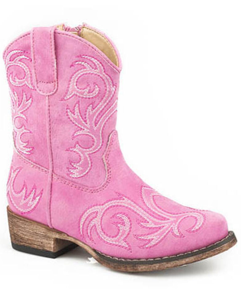 snip toe western booties