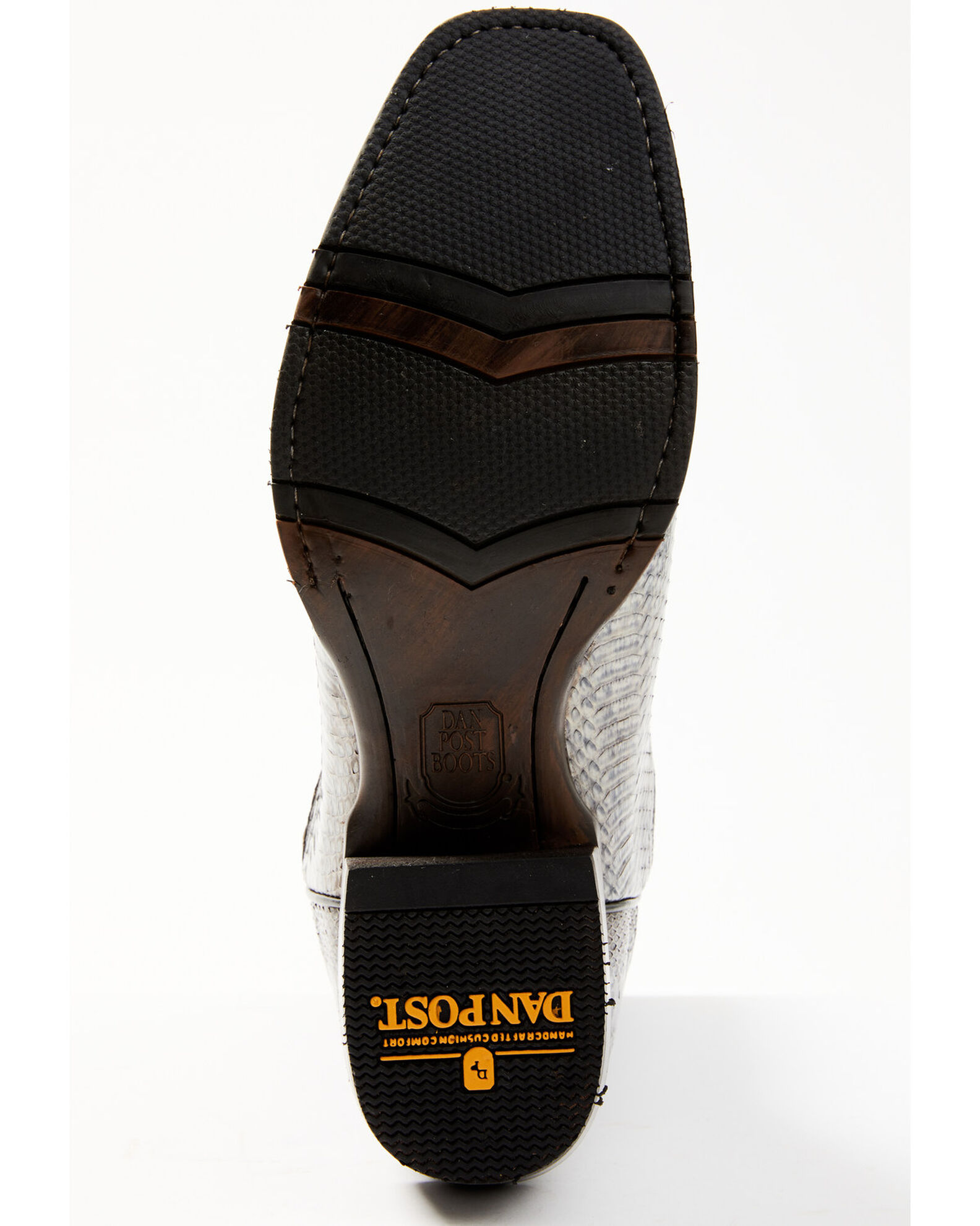 Dan Post Men's Exotic Water Snake Western Boot Square Toe Boot Barn