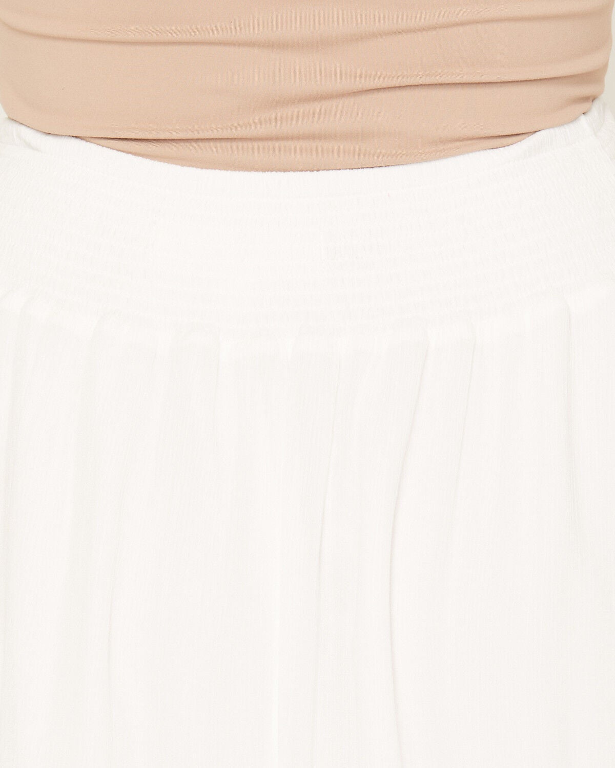 Image #4 - Ashley Women's Tiered Ruffle Maxi Skirt, White, hi-res