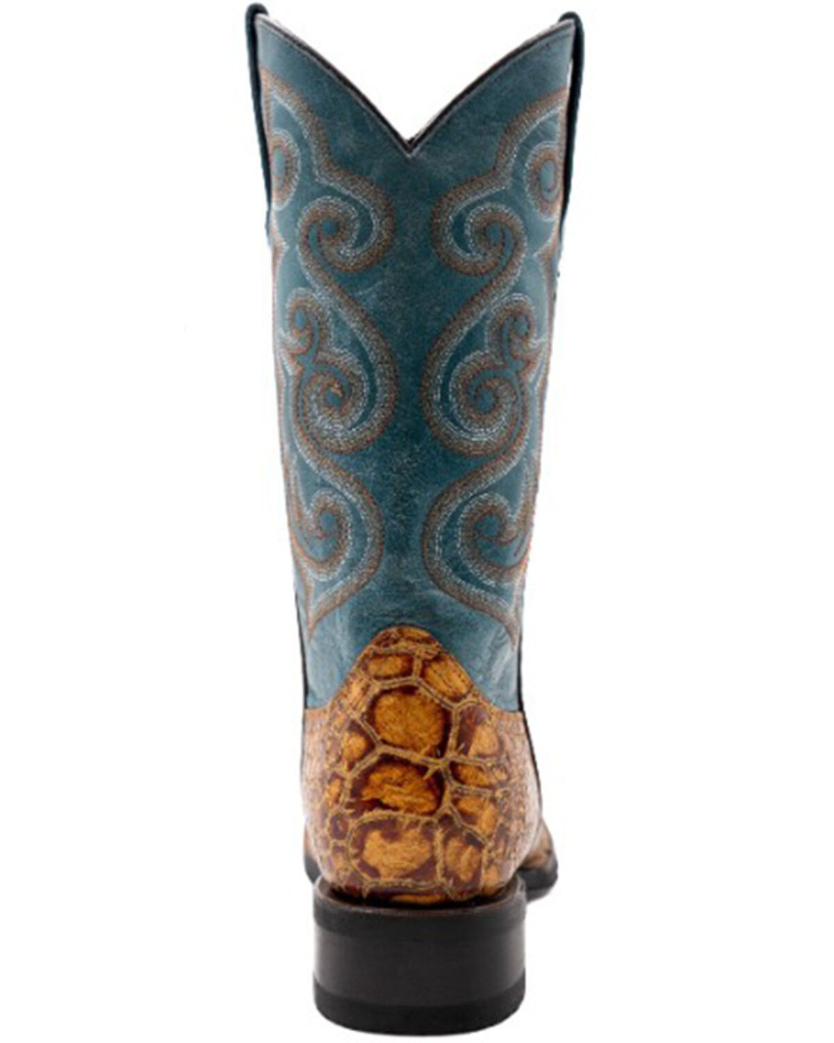 Image #5 - Ferrini Men's Kai Performance Western Boots - Broad Square Toe, Brown, hi-res