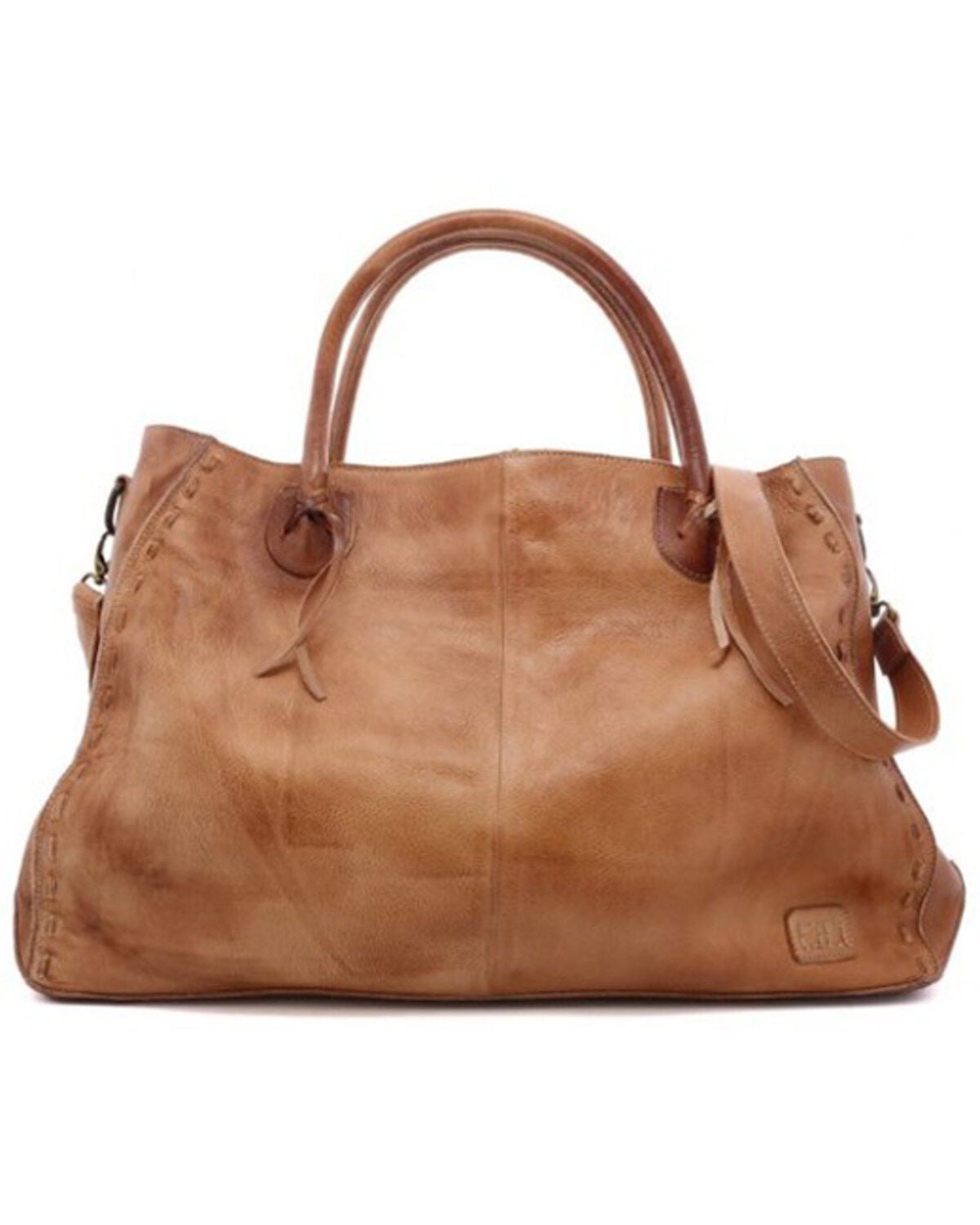 Bed Stu Women's Rockaway Tan Rustic Convertible Travel Bag, Tan, hi-res