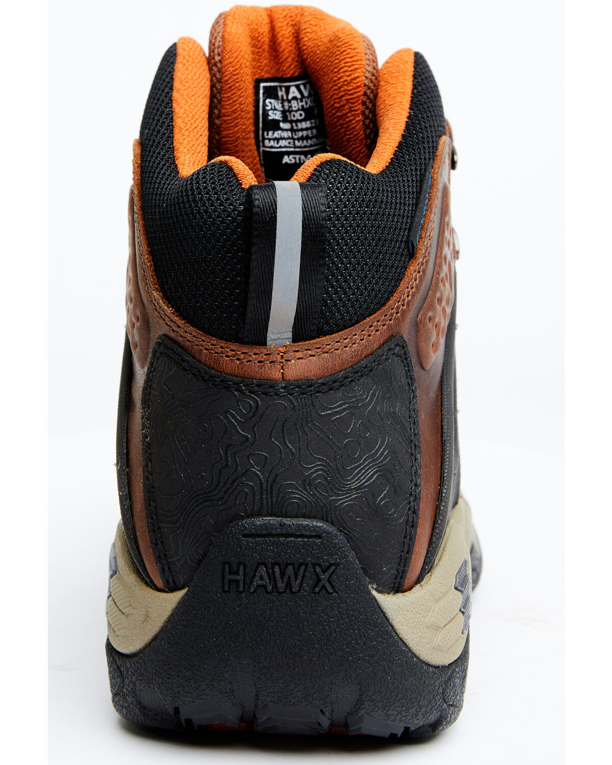 Image #5 - Hawx Men's Talon Umber Waterproof Lace-Up Work Boot - Soft Toe, Dark Brown, hi-res