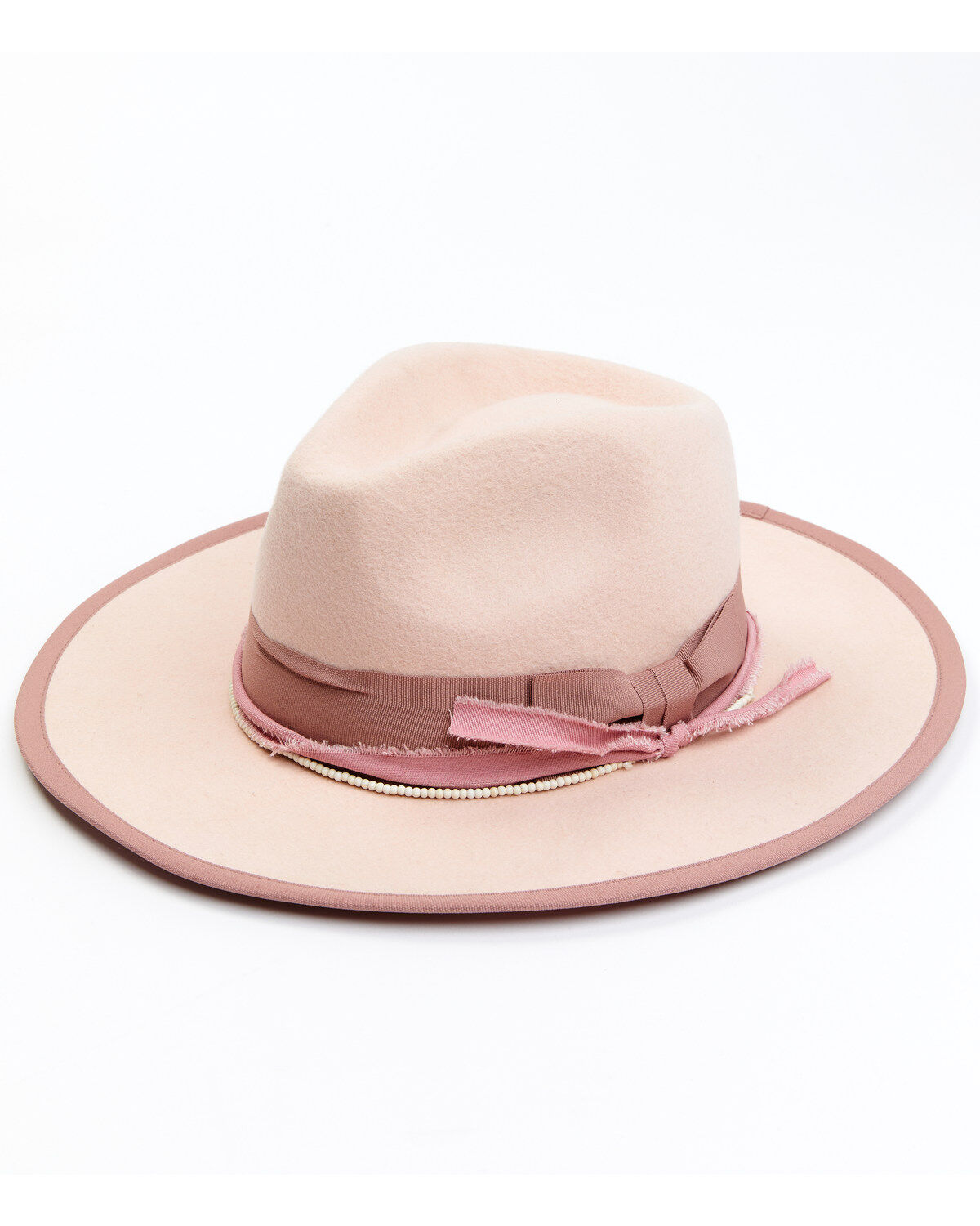 Image #1 - Shyanne Women's Rancher Tonal Fedora, Pink, hi-res