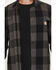 Image #3 - Carhartt Men's Heavyweight Plaid Print Long Sleeve Button-Down Flannel Shirt, Dark Grey, hi-res