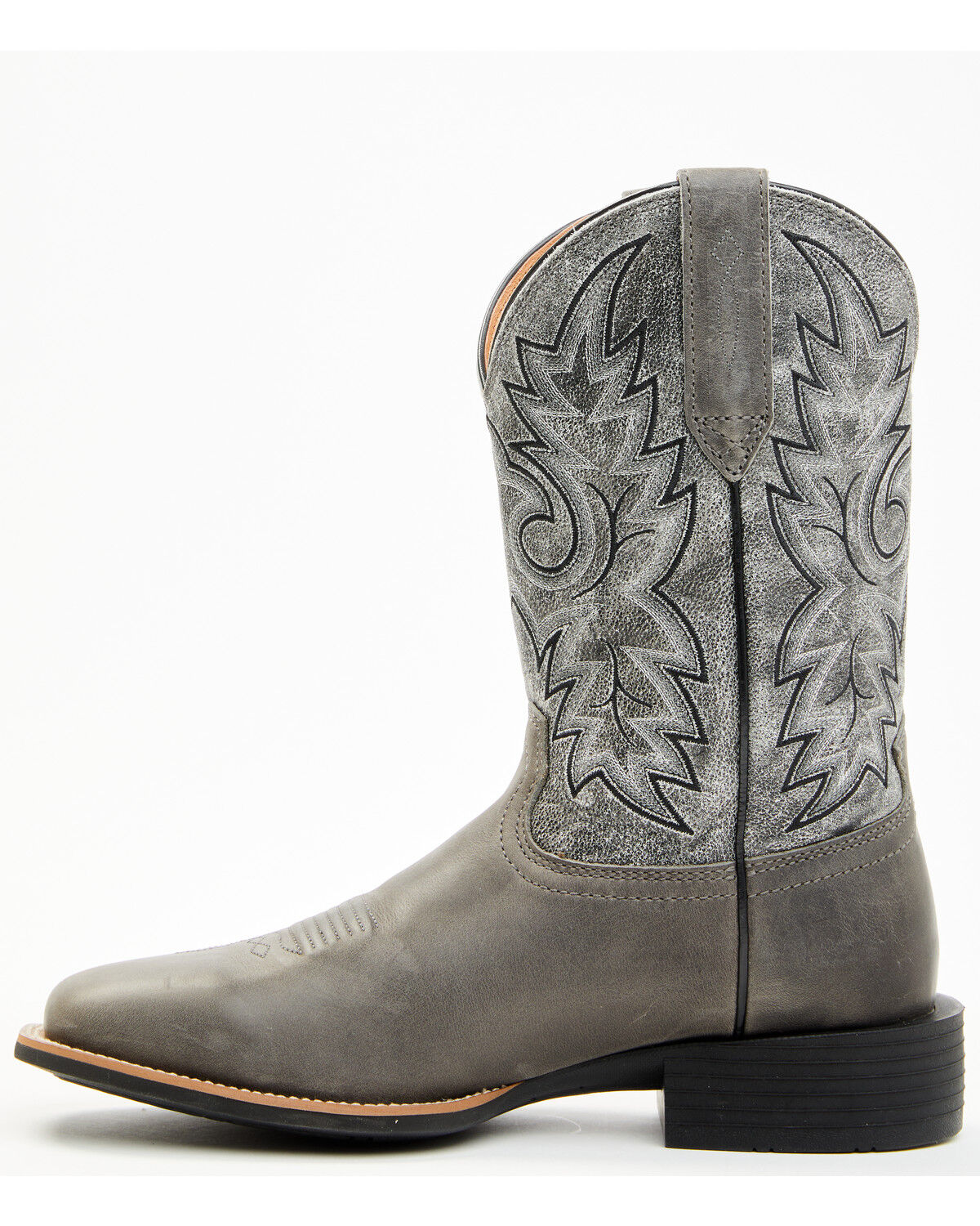 Image #3 - Cody James Men's Badge Xero Gravity™ Western Boots - Broad Square Toe, Grey, hi-res