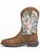 Image #3 - Brothers and Sons Men's Tychee Camo Flag Underlay Western Performance Boots - Broad Square Toe, , hi-res