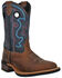 Image #1 - Dan Post Women's Jesse Western Performance Boots - Broad Square Toe, Brown, hi-res