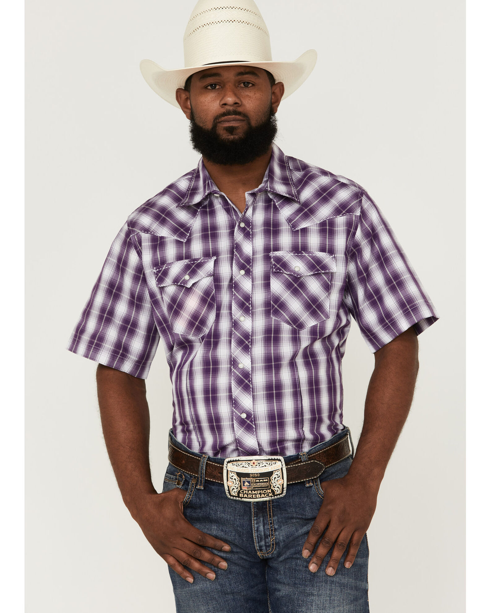 Wrangler Men's Plaid Fashion Snap Western Shirt | Boot Barn