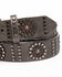 Image #4 - Shyanne Women's Floral Studded Pewter Belt, , hi-res