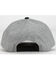 Brixton Men's Gray & Black Crest MP Logo Circle Patch Ball Cap , Grey, hi-res