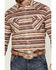 Image #3 - Rough Stock by Panhandle Men's Southwestern Striped Long Sleeve Western Pearl Snap Shirt, Brown, hi-res