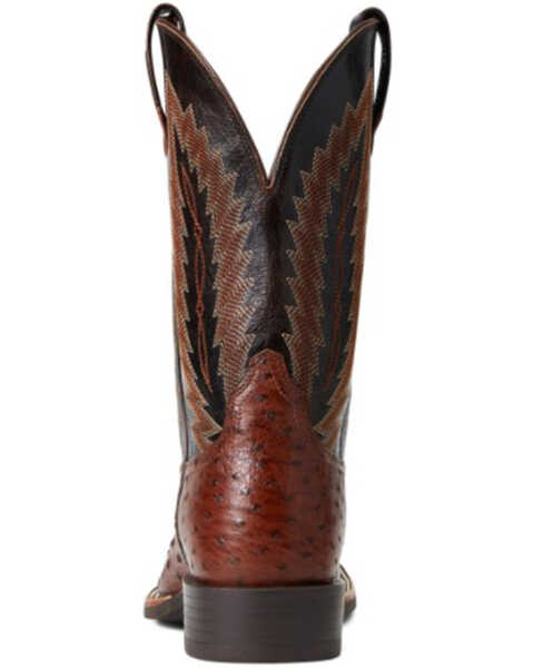 Image #3 - Ariat Men's Full Quill Ostrich Quantum Primo Western Boot - Broad Square Toe , Brown, hi-res