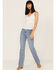 Image #2 - Shyanne Women's Flutter Sleeve Tank, White, hi-res