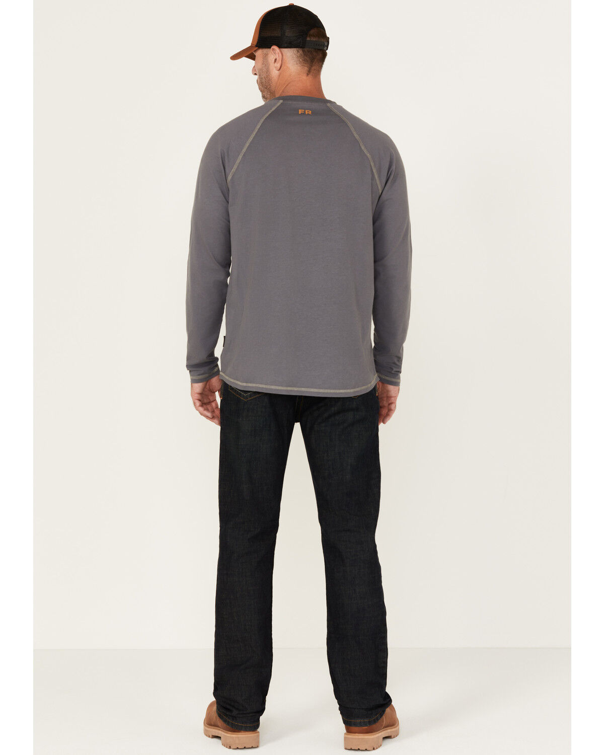 Image #3 - LAPCO Men's FR Low Rise Modern Denim Jeans, Dark Blue, hi-res