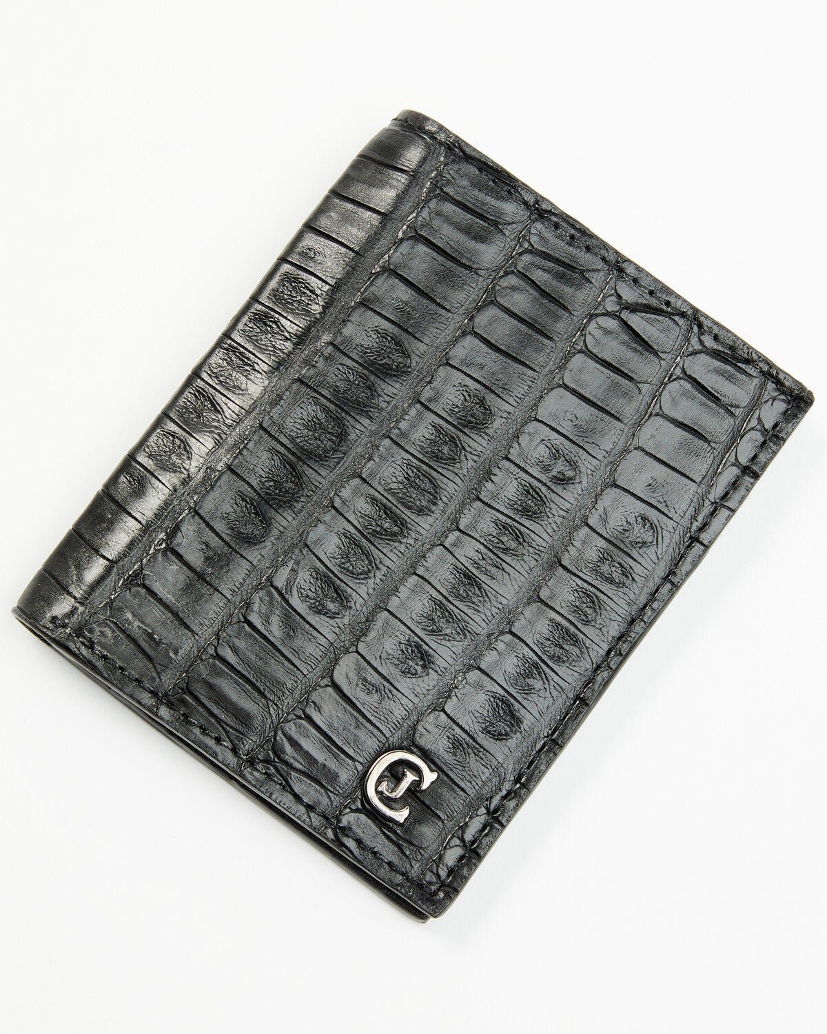 Cody James Black 1978&trade; Men's Sutton Exotic Caiman Tail Wallet, Black, hi-res