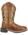 Image #2 - Smoky Mountain Girls' Nevada Western Boots - Broad Square Toe, Brown, hi-res