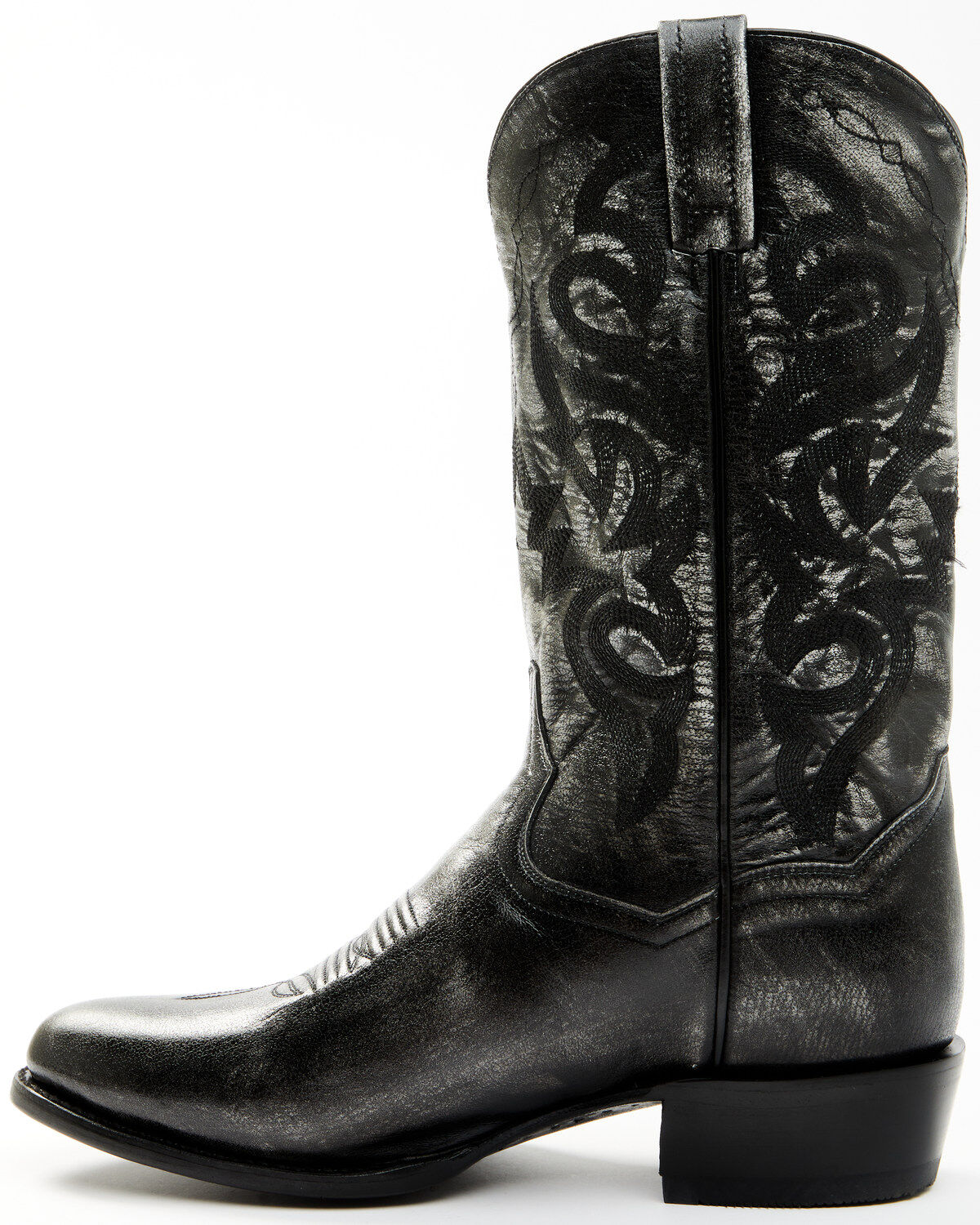 Image #3 - Dan Post Men's Mignon Western Boots - Round Toe, Grey, hi-res
