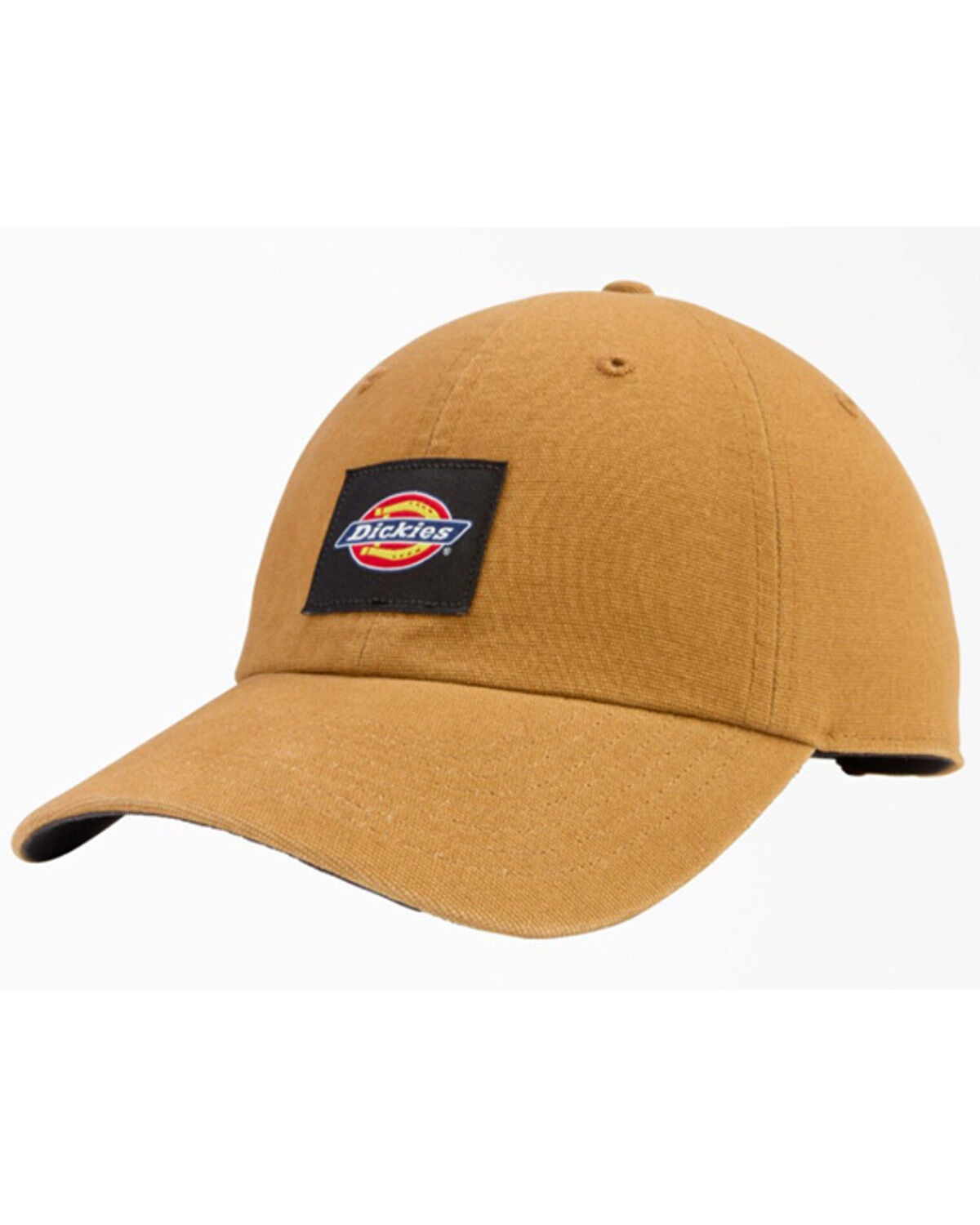 Dickies Men's Logo Patch Ball Cap, Brown, hi-res