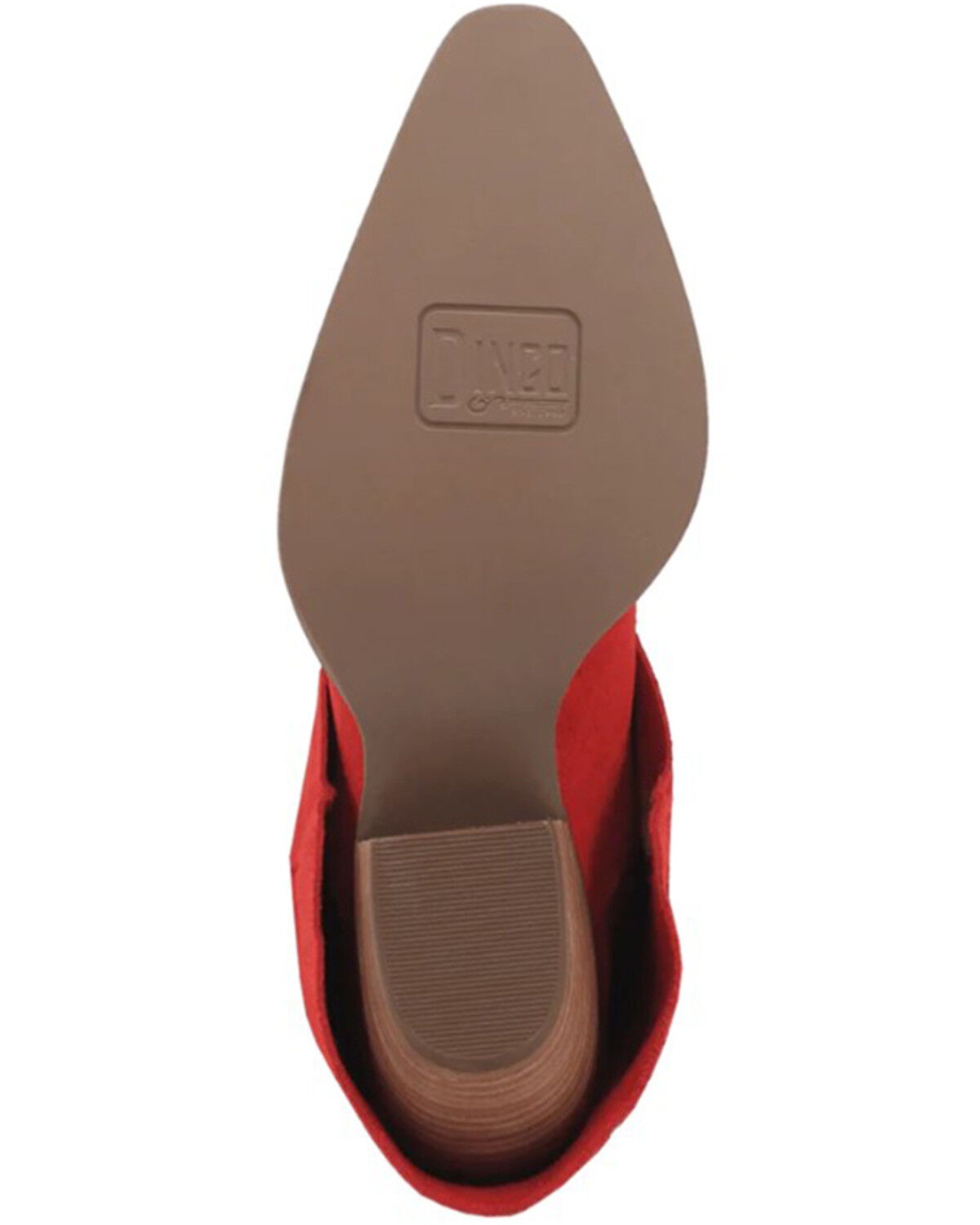 Image #7 - Dingo Women's Spirit Trail Fringe Tall Western Boots - Snip Toe, Red, hi-res