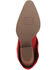 Image #7 - Dingo Women's Spirit Trail Fringe Tall Western Boots - Snip Toe, Red, hi-res