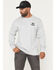 Image #2 - Troll Co Men's FR Haggler Long Sleeve Graphic Work T-Shirt, Medium Grey, hi-res