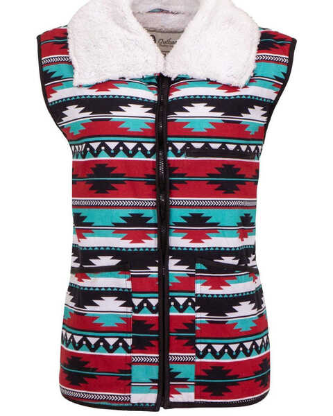 Image #1 - Outback Trading Co. Women's Turquoise Kerry Vest Liner, , hi-res